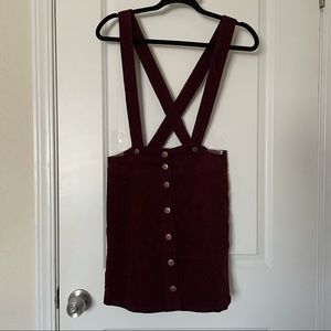 Forever 21 Corduroy Overall Dress